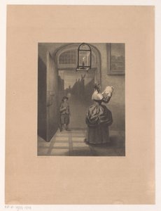 手紙を読む女性 作： Henri van Seben