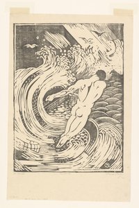 De Visscher (オブジェクトの元のタイトル) 作： Henri van der Stok (signed by artist)