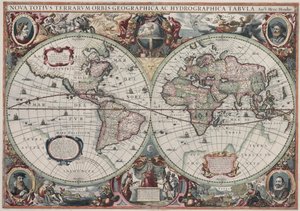 Nova totius terrarumorbisgeographica ac curadelineataですか 作： Henricus Hondius II