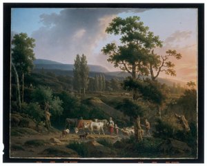 一組の風景 作： Henricus Josephus Antoniessen