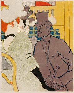 ムーランルージュのイギリス人 作： Henri de Toulouse Lautrec