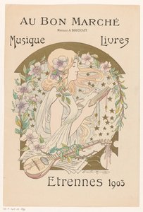彼女の手に本を持つ女性 作： Henriette Bressler