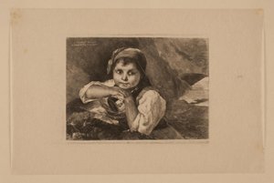 農民の少女 作： Henrik Arnold Hamilkar Sørensen