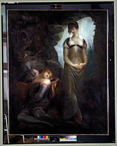 若きミルトン 1796-99年頃 油彩・カンヴァス 作： Henry (1741 1825) Fuseli