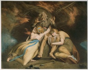 オーストリア、ウィーン、「オイディプスの死」の絵 作： Henry  Fuseli