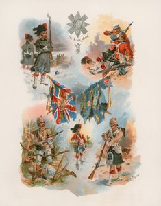 42nd Royal Highlanders、The Black Watch（chromolitho）