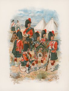 42nd Royal Highlanders、The Black Watch（chromolitho） 作： Henry A. Payne