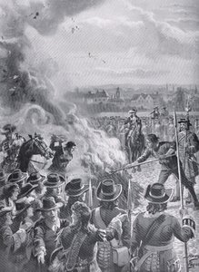 絞首刑執行人による1916年頃のブローントのパンフレットの焼き 作： Henry A. Payne