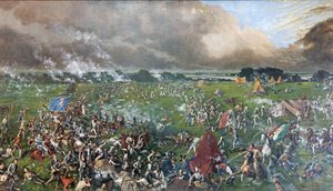サン・ジャシントの戦い、パブ。 1905 作： Henry Arthur McArdle