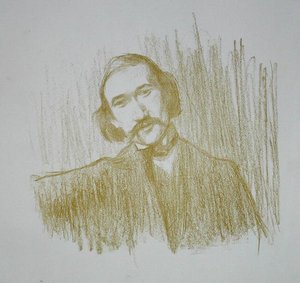 アンドレ・ギド (1861-1942) 1901年 (リトグラフ) 作： Henry Bataille