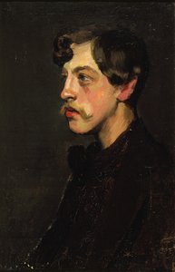 詩人カミーユ・モンクレールの肖像（1872-1945年）1895年頃 作： Henry Bataille
