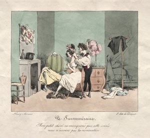 行政税関: 余分な 作： Henry Bonaventure Monnier