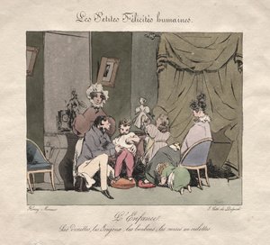 リトル・ヒューマン・フェリシティ: 幼年期 作： Henry Bonaventure Monnier
