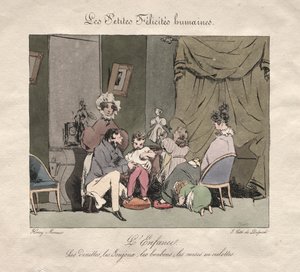 リトルヒューマンフェリシティ：子供時代。 作： Henry Bonaventure Monnier