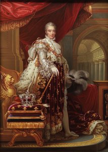 シャルル 10 世、1757 年から 1836 年、フランス国王、1829 年にジェラールの後を継ぐ。 作： Henry Bone