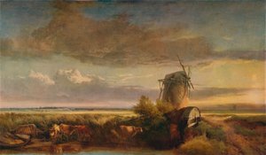 風車の製造所、c1853 作： Henry Bright