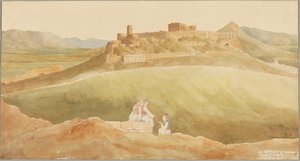 ギリシャ、アテネ、アクロポリスの眺め 作： Henry Byam Martin