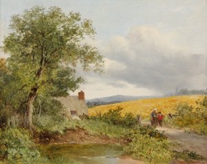 マルバーンの近く、ウスターシャー州、1873年 作： Henry Chaplin