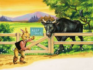 クマのウサギ 作： Henry Charles Fox