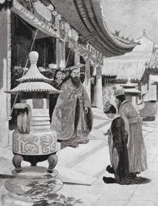 民衆の侯爵夫妻（リトグラフ） 作： Henry Charles Seppings Wright