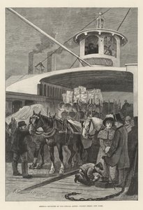 アメリカは私たちの特別アーティスト、フルトンフェリー、ニューヨークで再訪 作： Henry Charles Seppings Wright