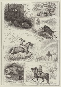 モロッコでの狩猟 作： Henry Charles Seppings Wright