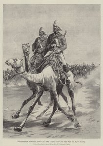 ドンディラへの前進、ワディハルファへ向かう途中のラクダ隊 作： Henry Charles Seppings Wright