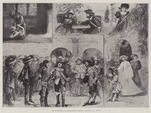 マスケット銃士、女王陛下の劇場、タブローI、II、III 作： Henry Charles Seppings Wright