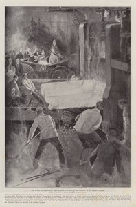 シェフィールドの女王、彼女の陛下は鎧プレートのローリングを目撃しています 作： Henry Charles Seppings Wright