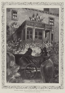 アイルランドの女王、女王陛下の聖心修道院ダブリン訪問 作： Henry Charles Seppings Wright