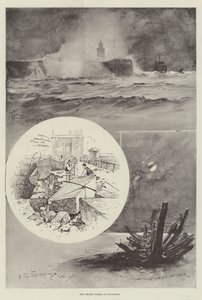ホリーヘッドでの最近の嵐 作： Henry Charles Seppings Wright