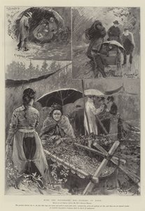 ケントの行き詰まったホップピッカーズと 作： Henry Charles Seppings Wright