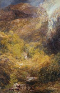 懺悔者のビジョン」。羊飼いの夢」1848年～1912年 作： Henry Clarence Whaite