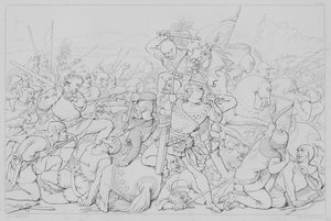 ウォルタースコット卿によると、ロバートブルースの生涯からのエピソード 作： Henry Courtney after Selous