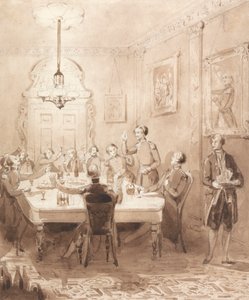 The Life of a Nobleman: Scene the Seventh - The Mess Room 作： Henry Dawe