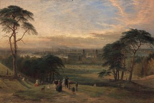 グリニッジ・ヒルからのロンドン [1869年、王立芸術アカデミー、ロンドン、展覧会カタログ] 作： Henry Dawson
