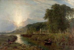 王のミル、キャッスルドニントン、レスターシャー、1862 作： Henry Dawson