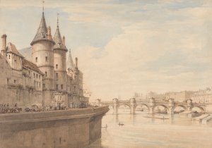 コンシェルジュリー、パリ 作： Henry Edridge