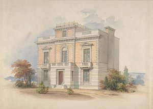 イタリア風ヴィラ、1820-85。 作： Henry Edward Kendall
