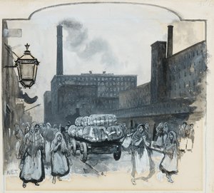 コットン・ミルズ、ブラッドフォード・ロード 作： Henry Edward Tidmarsh