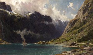 ノルウェー、ネロイフィヨルド、1902