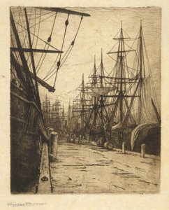 大西洋ドックの夜 作： Henry Farrer