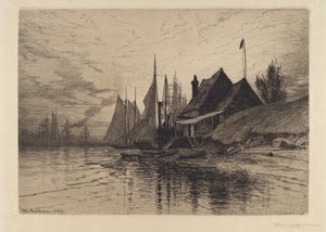 ニューヨーク港 作： Henry Farrer