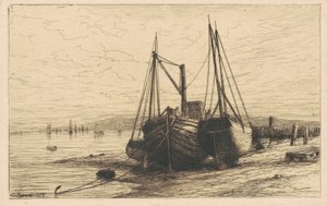 ニューヨーク湾で 作： Henry Farrer