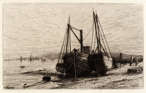 ニューヨーク湾にて 作： Henry Farrer