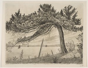 ペルハム湾、ca。 1875年 作： Henry Farrer