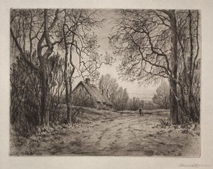 冬の夜、1883年。 作： Henry Farrer