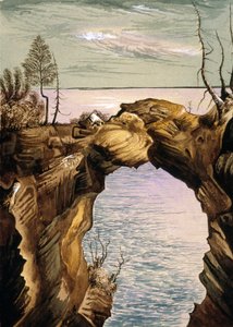 風景（紙にトイレ） 作： Henry Francis Ainslie