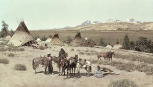 インドの野営地、1892