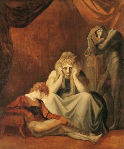 ウィリアム・シェイクスピア（1564-1616）1783の「キングジョン」の第II幕I「ヒアIとサロウシット」 作： Johann Heinrich Füssli